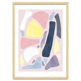 Organic Rustic Abstract Shapes Pastel I thumbnail