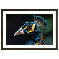 Close-up of a Peacock’s Head