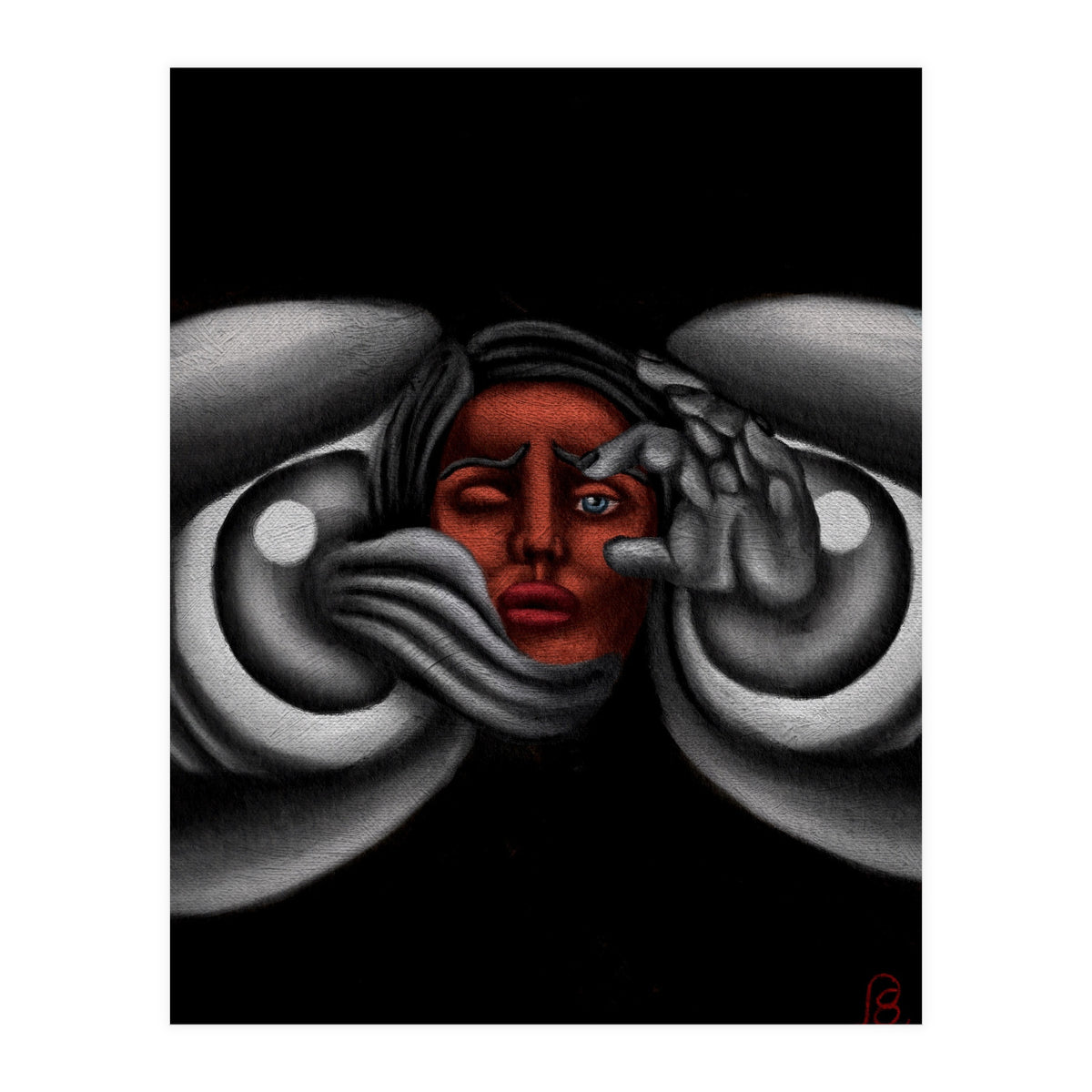 "watch your nightmares while you're awake" (Print Only)