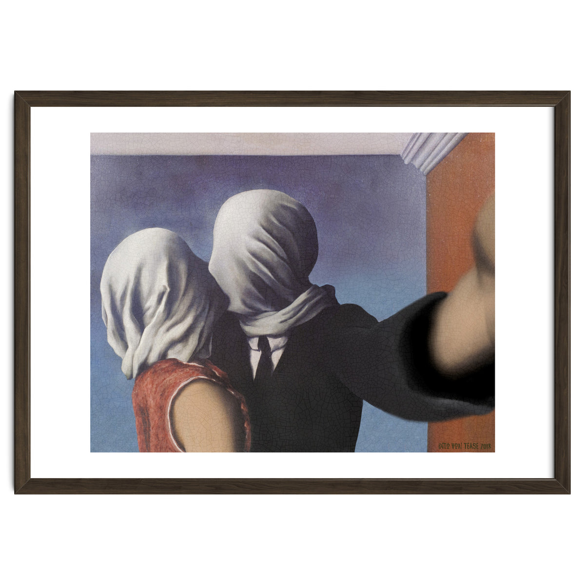 Lovers - Magritte - Selfie