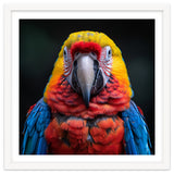 Close Up Portrait Of A Colorful Macaw Parrot thumbnail
