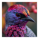 Vibrant Exotic Bird Detailed Feather Close Up (Print Only) thumbnail