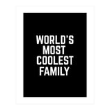 World's Most Coolest Family (Print Only) thumbnail