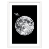 Diamond moon and UFO thumbnail