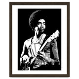 Stanley Clarke American Bassist in Grayscale thumbnail