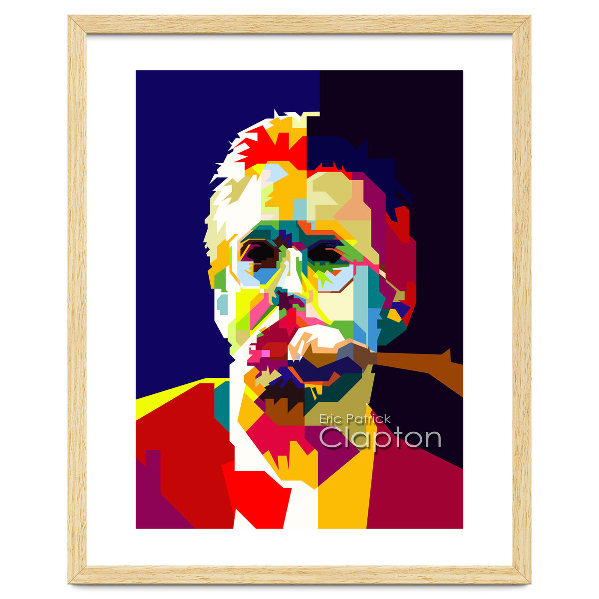 Eric Clapton English Blues Guitarist And Singer Pop Art WPAP