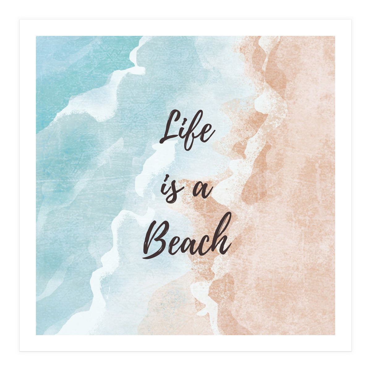 Life's a beach, enjoy the waves 🌊 (Print Only)