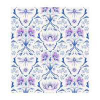 Bohemian Garden Blue Pattern (Print Only)