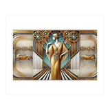 Gatsby Woman Art Deco Scene (Print Only) thumbnail