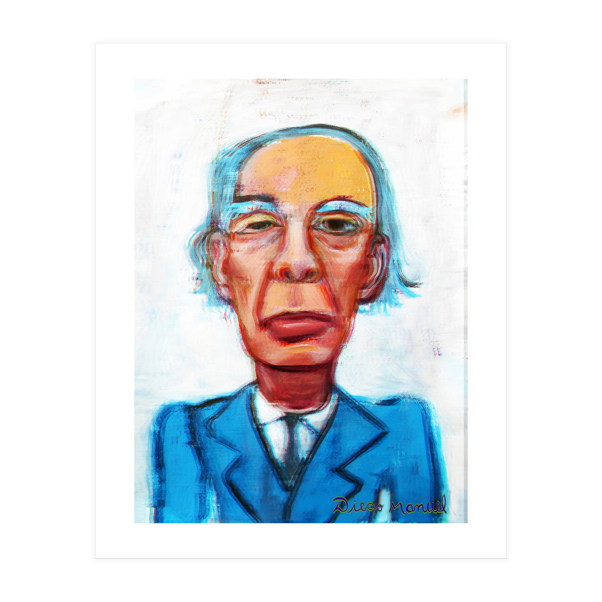 Jorge Luis Borges 2 3d (Print Only)
