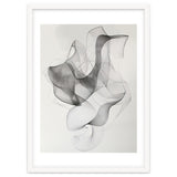 Abstract Black And White Swirling Lines Art thumbnail