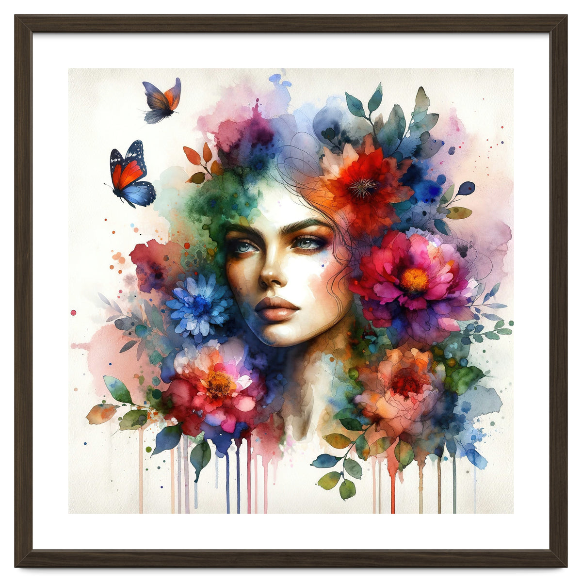 Ethereal Floral Portrait