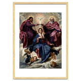 'The Coronation of the Virgin', ca. 1635, Spanish School, Oil on canvas, 176 cm x 124 cm, P01168. thumbnail