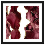 Burgundy & Gold Glitter Agate Texture 05 thumbnail