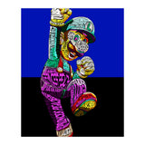 Mario Luigi Typo Style Cartoon Pop Art (Print Only) thumbnail