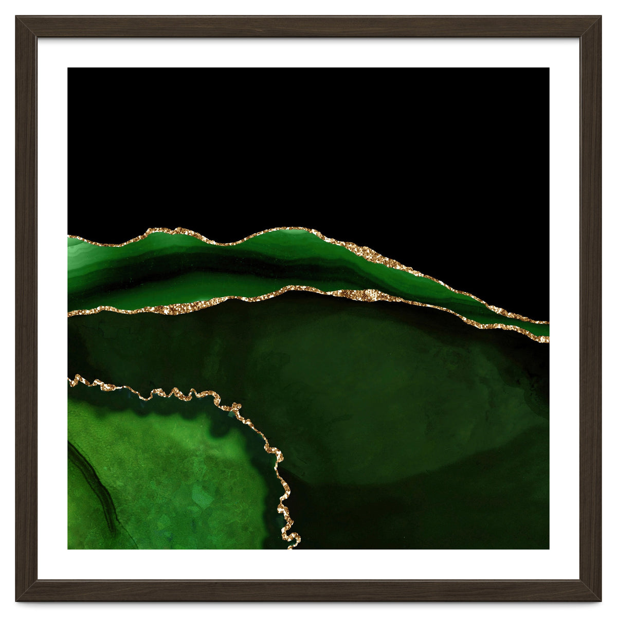 Green & Gold Agate Texture 05