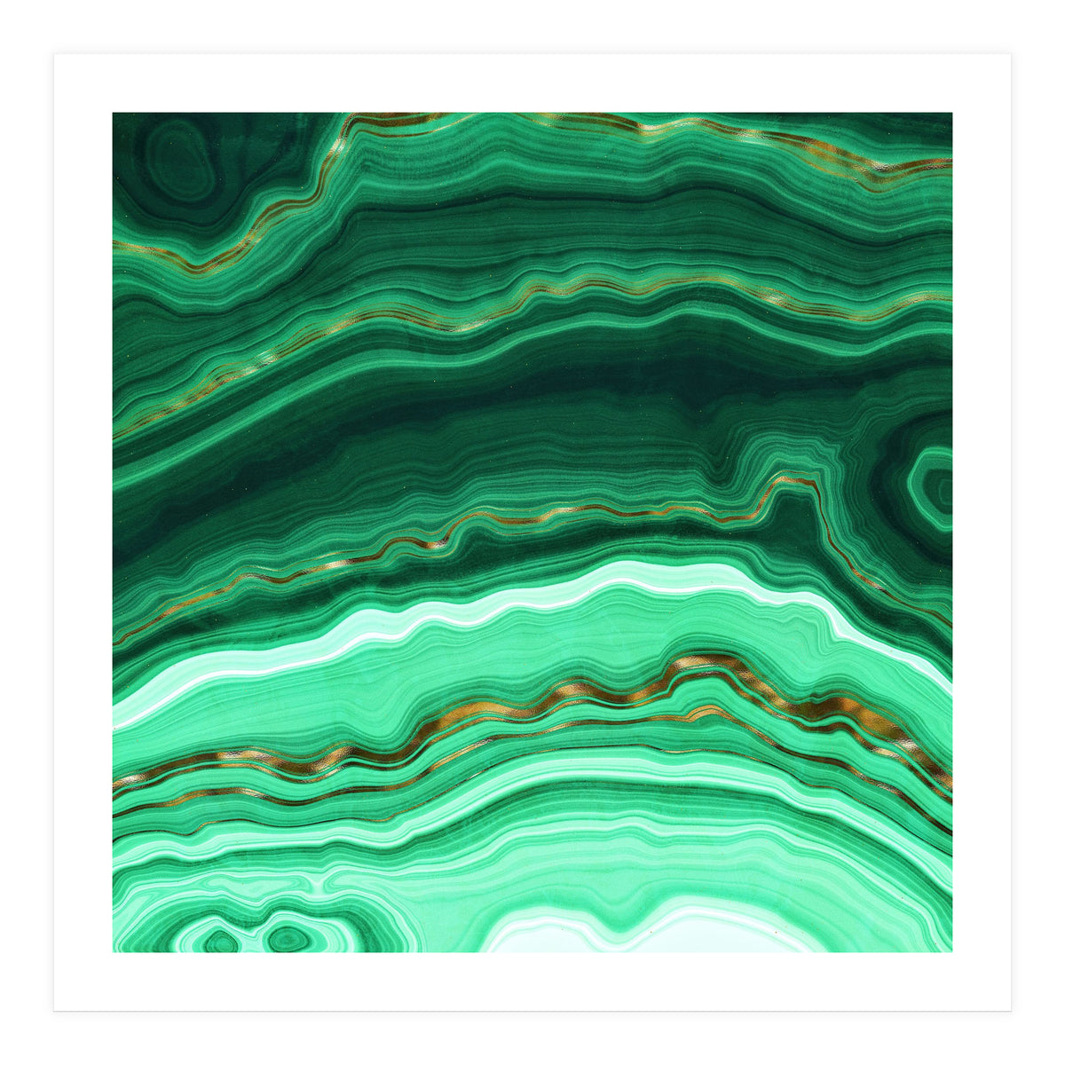 Malachite Texture 03 (Print Only)