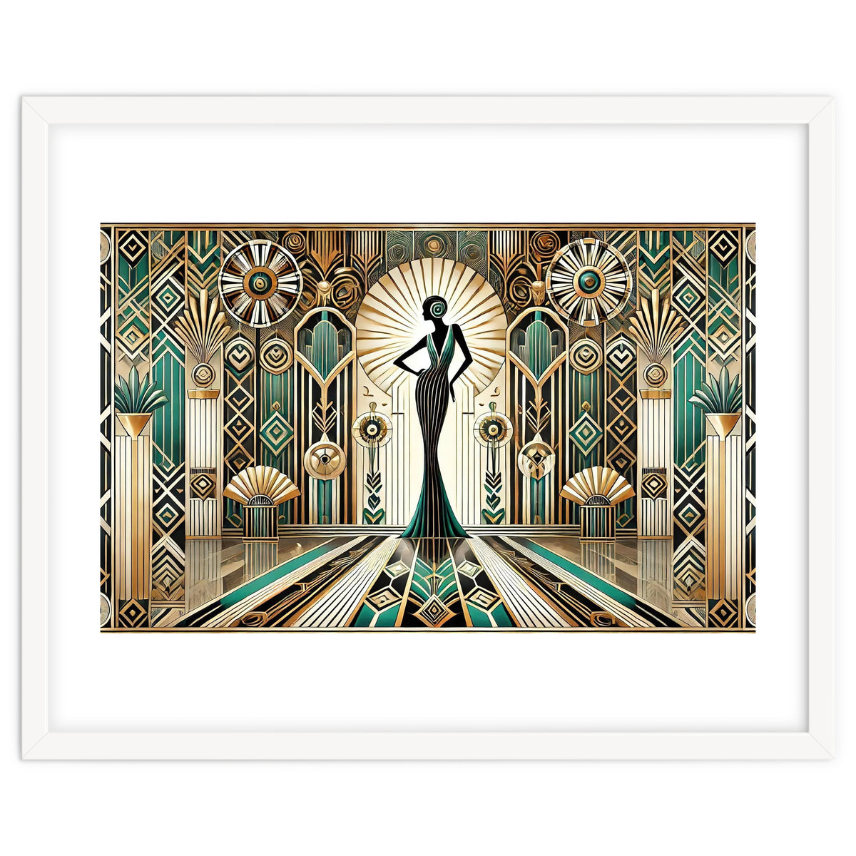 Art Deco Glamour Woman