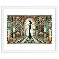 Art Deco Glamour Woman
