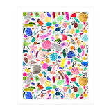 Abstract Colourful Marks Scribbles (Print Only) thumbnail
