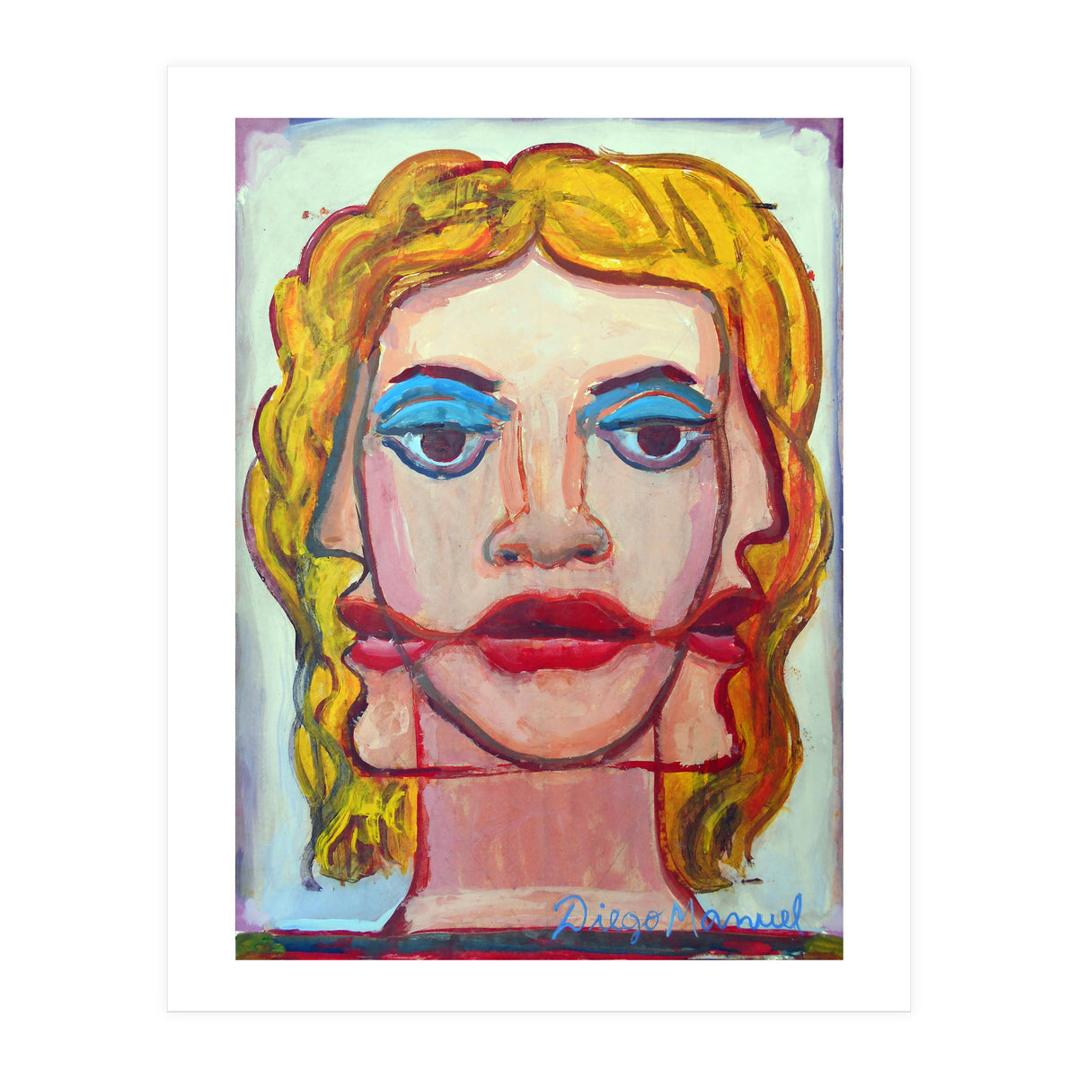 Cabeza De Mujer 5 (Print Only)