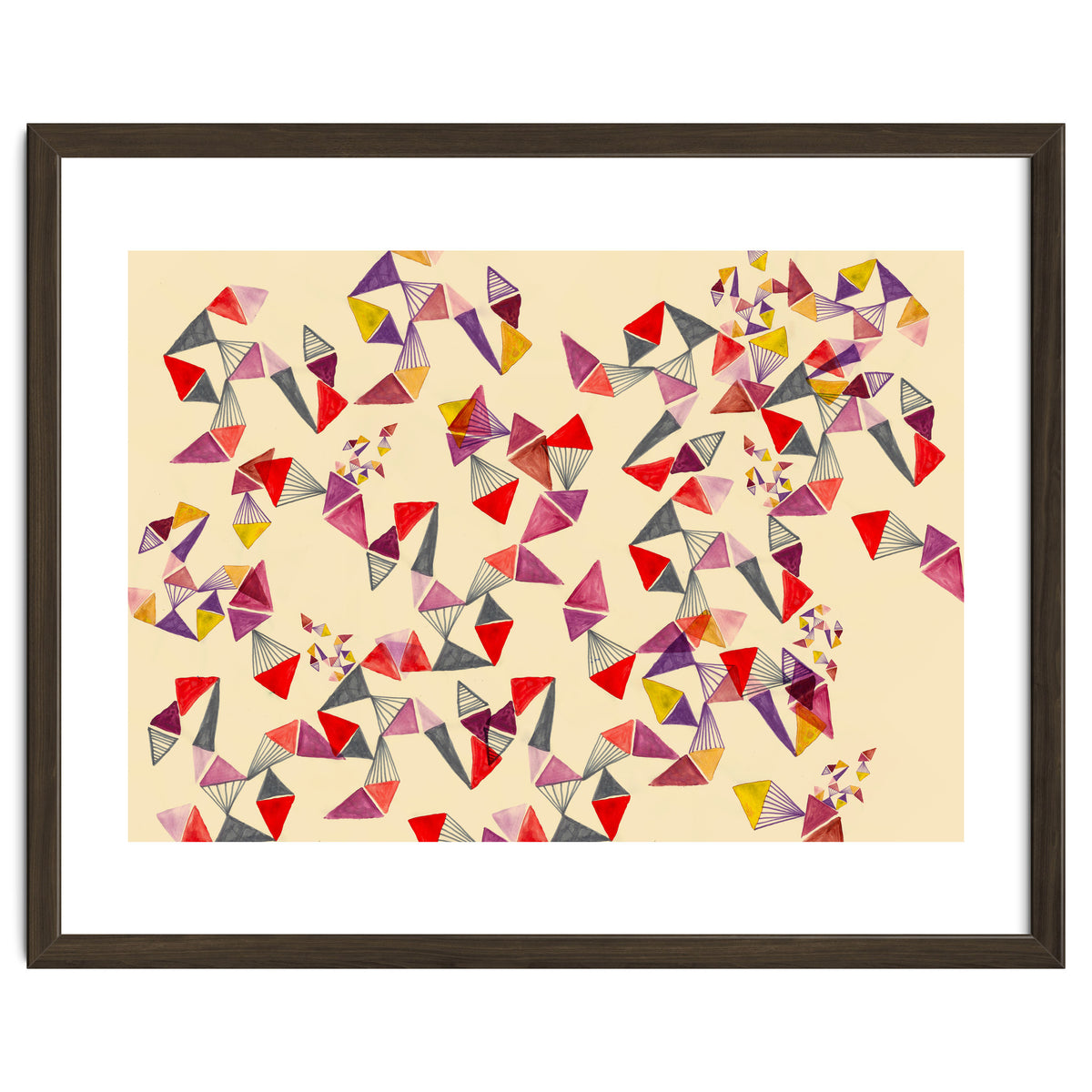 Watercolour Geometric Shapes