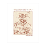 “napoleon Crossing The Alps,” – Jacques Louis David (Print Only) thumbnail