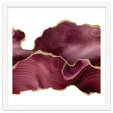 Burgundy & Gold Glitter Agate Texture 08 thumbnail