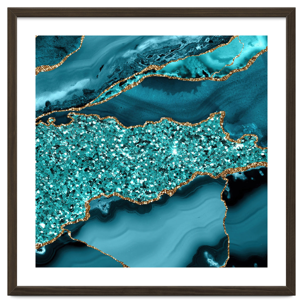 Agate Glitter Ocean Texture 09