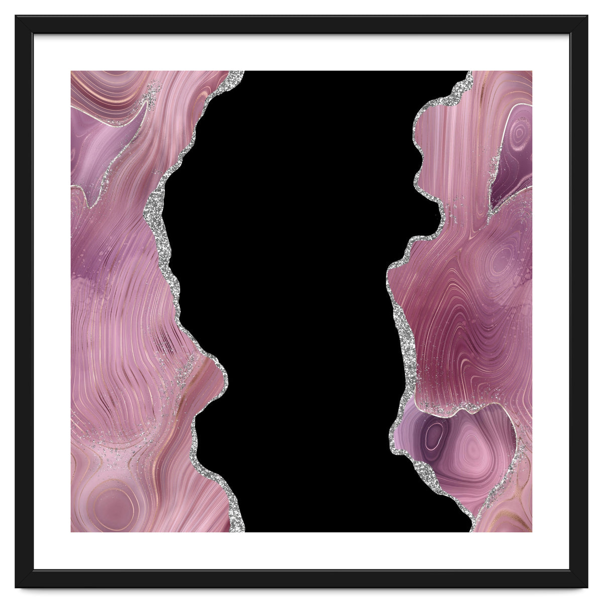 Mauve & Silver Agate Texture 02