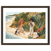 Penguin Friends By The Sea