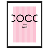 Paris Fashion Quote Art, Coco Chanel, Chic Decor thumbnail