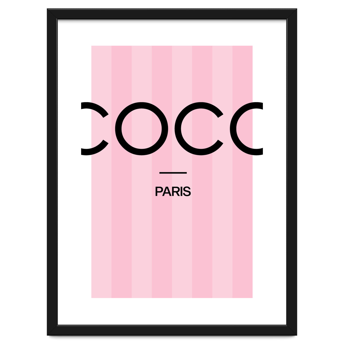 Paris Fashion Quote Art, Coco Chanel, Chic Decor