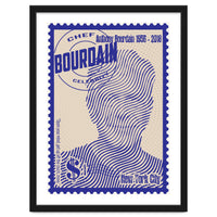 Anthony Bourdain Stamps Art