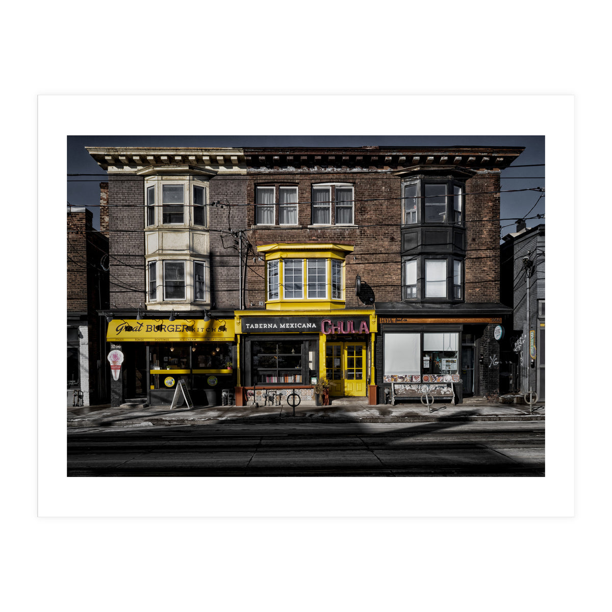 Nos 1056 - 1060 Gerrard St E 1 Color Version (Print Only)