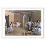 The Dance Foyer at the Opera on the rue Le Peletier, 1872 - 32x46 cm - oil on canvas. thumbnail