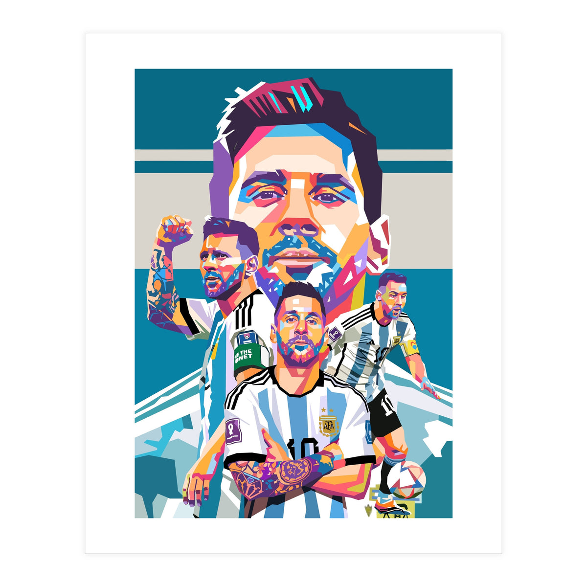 Lionel Messi art (Print Only)