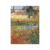 Vincent van Gogh – Flowering Garden – Classic Floral Masterpiece (Print Only)