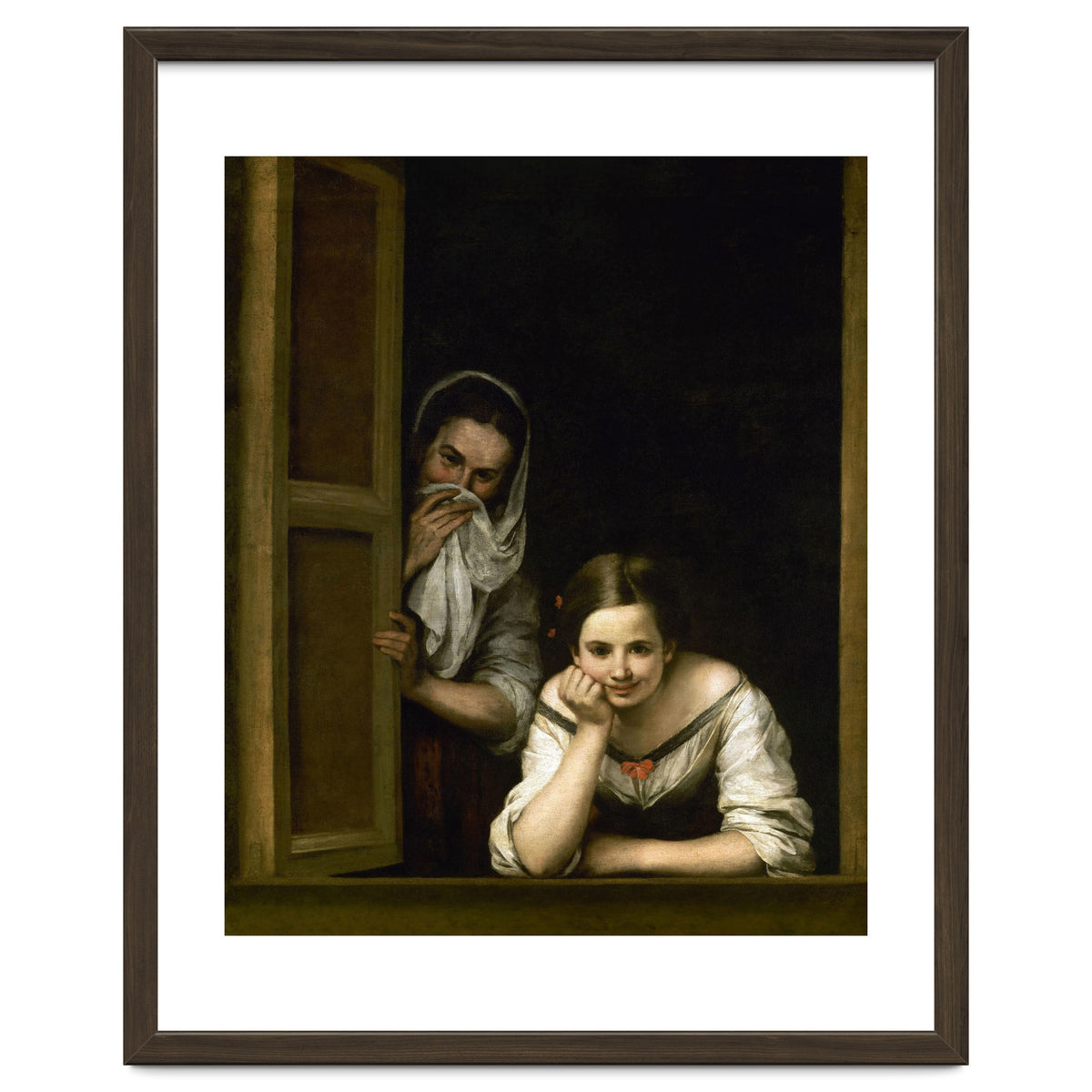 Bartolome Esteban Murillo:Two Women at a Window, c.1655/1660. National Gallery of Art Washington DC.