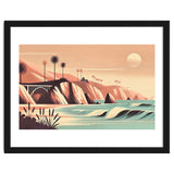 Vintage California, Coastline Poster thumbnail