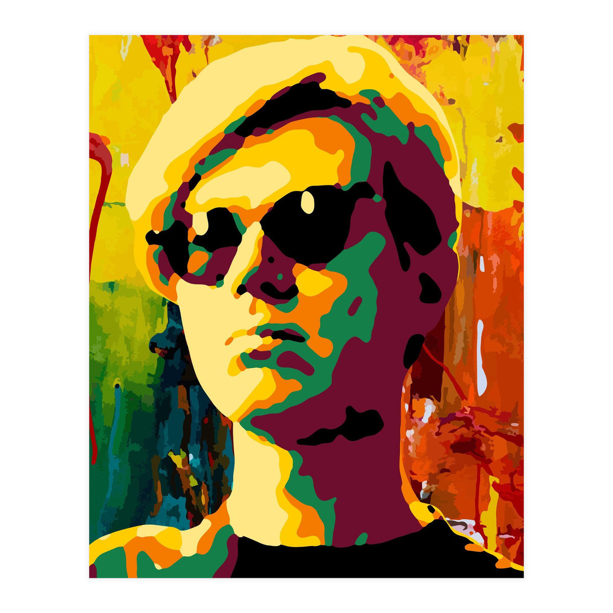 Andy Warhol Abstract  (Print Only)
