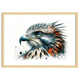 Vibrant Eagle Close Up Portrait thumbnail