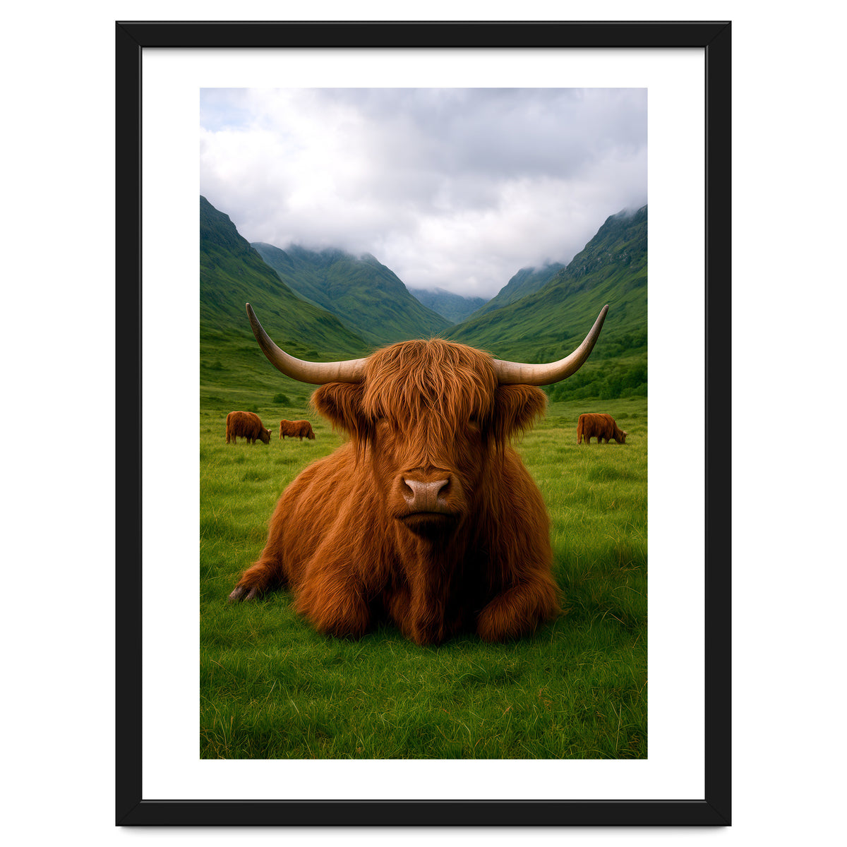 Highland Cow in Scotland