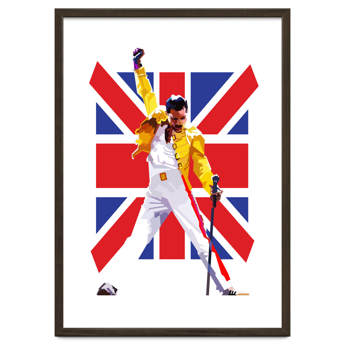 Pop Art Freddie Mercury Icon Rock Music