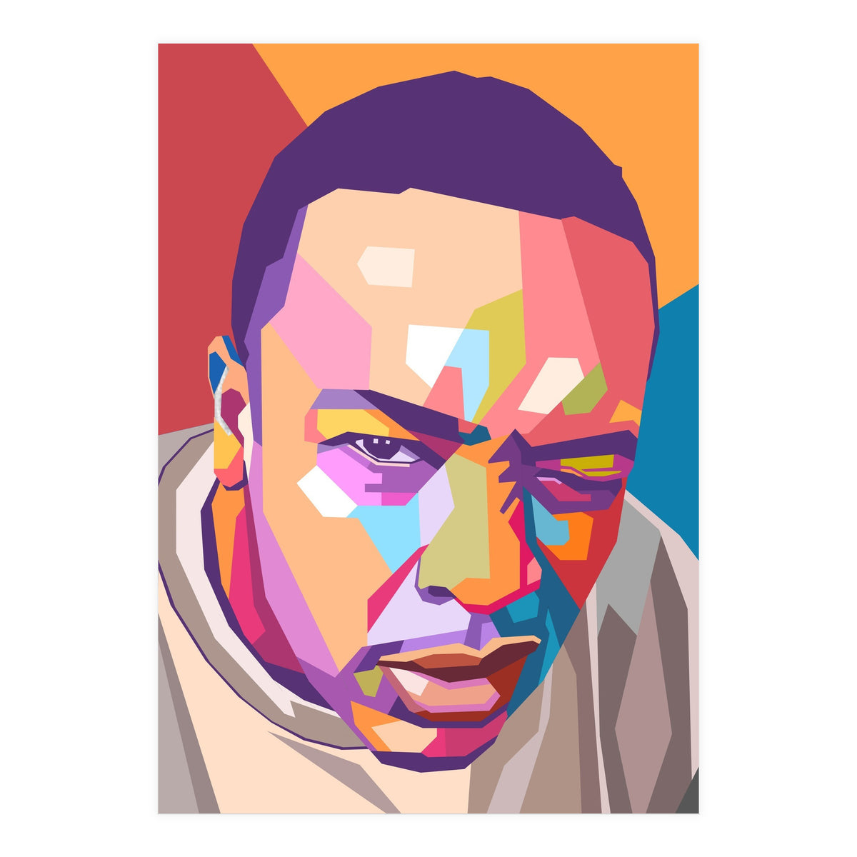 Dr Dre pop art portrait (Print Only)