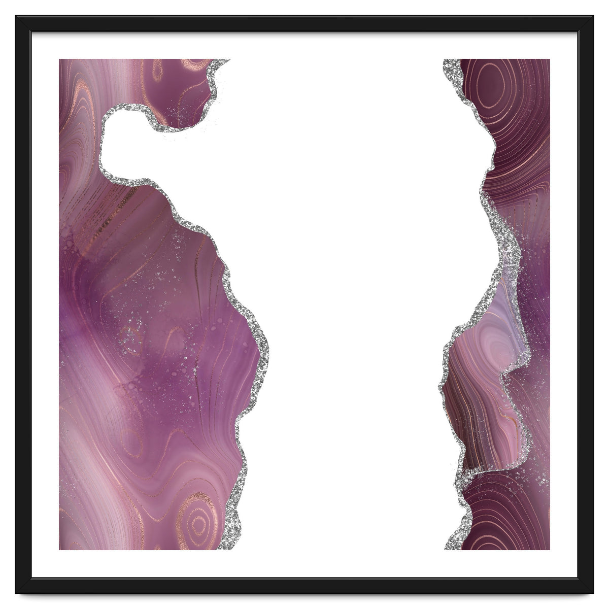 Mauve & Silver Agate Texture 06