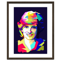 Lady Diana Princes Of Wales Pop Art WPAP