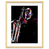 John Coltrane American Jazz Saxophonist Colorful thumbnail