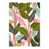 Color Paradise, Tropical Colorful Modern Bohemian Illustration, Eclectic Botanical Plant (Print Only) thumbnail