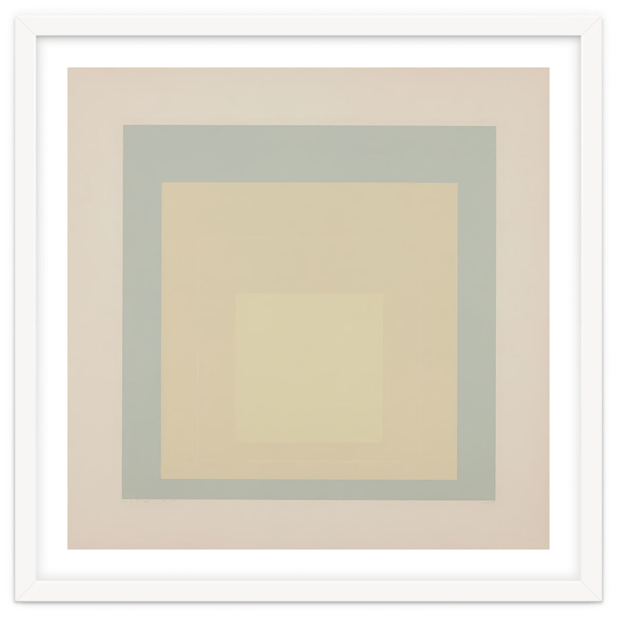 JOSEF ALBERS - HOMAGE TO THE SQUARE